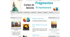 Desktop Screenshot of descubrecampodebelchite.com